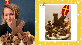 Taart maken van Sinterklaassnoep  Restjesvlog [upl. by Incrocci]