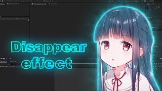 Disintegration effect  after effects amv tutorial [upl. by Anelis]