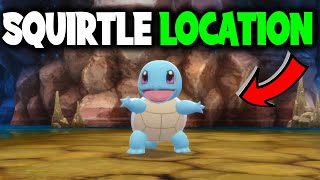 WHERE TO FIND SQUIRTLE ON POKEMON BRILLIANT DIAMOND AND SHINING PEARL [upl. by Brunella]