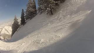 Sundance Ski Resort Utah Bishops bowl and the pipeline [upl. by Esemaj]