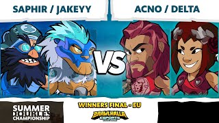 Acno amp Delta vs Saphir amp Jakeyy  Winners Final  Summer Doubles Championship  EU 2v2 [upl. by Anisah]