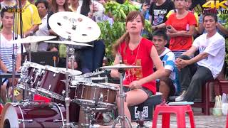 The Amazing Female Street Drummers of Asia Round 2 [upl. by Hort]