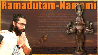 Learn the Powerful Anjaneya Stotram from HanuMan Movie RamRamRam Ramadutam  with Meaning [upl. by Hairahcez]