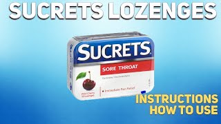 Sucrets lozenges how to use Uses Dosage Side Effects Contraindications [upl. by Larimore]