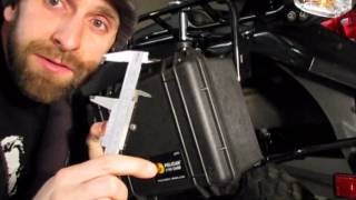 Kawasaki KLR650  Tool Box Installation and Luggage Rack System Review [upl. by Anade]