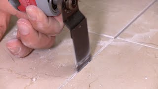 Regrouting A Bathroom Floor [upl. by Bluma]