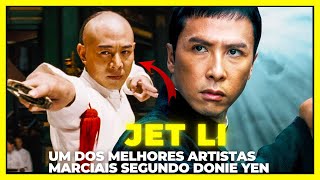 JET LI O ARTISTA MARCIAL CONSIDERADO O MESTRE DAS ARMAS LÁ EM HOLLYWOOD [upl. by Akierdna850]