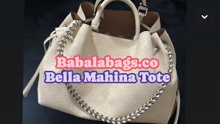 Bella Mahina Tote by Babalabagsco [upl. by Etterb]