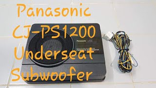 INSIDE Panasonic CJPS1200 SubwooferBuiltin DClass Amp120watts BMW Car Silk Dome Tweeters [upl. by Ardath255]