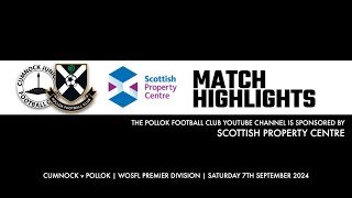 Cumnock v Pollok  7th September 2024 [upl. by Leahciam906]