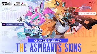 The Aspirants Skins  Lesley amp Change  Mobile Legends Bang Bang [upl. by Nohsyt]