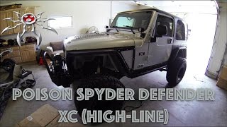 Poison Spyder Defender XC HighLine Install [upl. by Alcot]