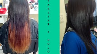 RePigmentar Color de Cabello de Naranja a Castano Natural [upl. by Amathist]