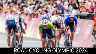 Cycling Olympic  Road cycling Olympic 2024 [upl. by Akiem]