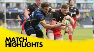 Worcester Warriors v Saracens  Aviva Premiership Rugby 201516 [upl. by Ssecnirp]