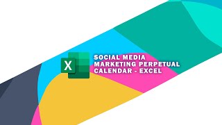 How to edit a social media editorial and marketing perpetual calendar [upl. by Rhodes]