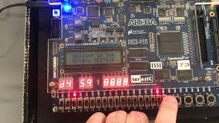 Digital Dice Roller on FPGA Demo [upl. by Kolva876]