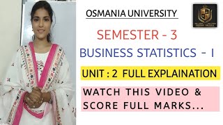 BUSINESS STATS  I  UNIT 2  DIAGRAMMATIC amp GRAPHICAL PRESENTATION OF DATA  shivanipallela [upl. by Varney]