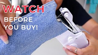 The Truth About Handheld Sewing Machines and How To Use Them [upl. by Nelyag]