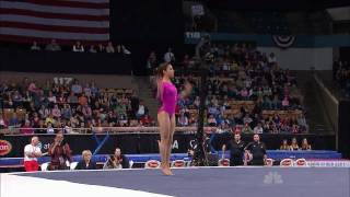 Alexandra Raisman  Floor Exercise  2010 Tyson American Cup [upl. by Jezebel]