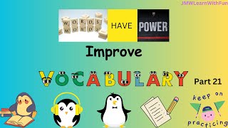 Vocabulary Week 21 [upl. by Upshaw]