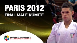 Final Male Kumite 75kg Luigi Busa vs Rafael Aghayev World Karate Championships 2012 [upl. by Niwrek]