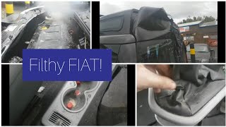 Cleaning a really dirty car Fiat attempted break in [upl. by Rehm]