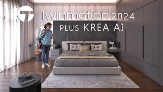 TWINMOTION 20241 TUTORIAL SERIES  35 Interior Rendering  KREA AI [upl. by Zedekiah638]