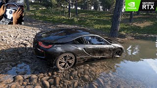 BMW I8 2015 Forza Horizon 5 Steering Wheel Gameplay 1 [upl. by Dnomyad10]