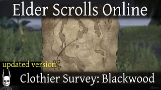 Clothier Survey Blackwood Updated Elder Scrolls Online ESO [upl. by Osborn]