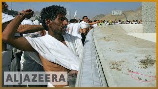 Hajj pilgrims stone the devil [upl. by Joleen397]