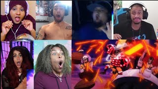 LuffyLawKidZoroKiller VS Big mom and Kaido One piece Episode 1017 Reaction Mashup [upl. by Notlim12]