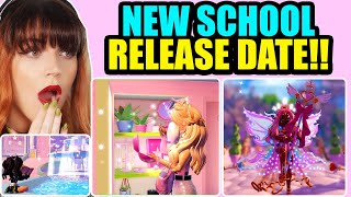 ROYALE HIGH NEW SCHOOL RELEASE TIME FRAME CONFIRMED Get READY Campus 3 Update Time Frame [upl. by Aissat452]