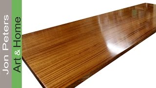 How To Finish a Wooden Countertop by Jon Peters [upl. by Shaffert]