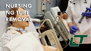 Nursing NG Tube Removal [upl. by Meenen]