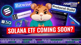 Solana ETF Approval Bitcoins 1M Prediction Illegal cryptocurrency exchange  Hamster News [upl. by Codel]