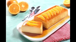 Flan de naranja y leche condensada Súper fácil [upl. by Erehc828]