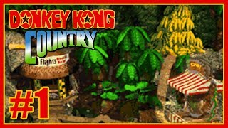 Donkey Kong Country SNES guía 101 1 Kongo Jungle [upl. by Thedrick]