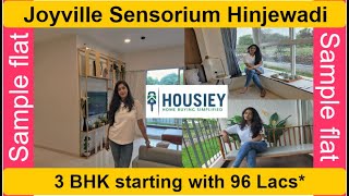 Joyville Sensorium Hinjewadi 3 BHK Sample Flat Tour  Shapoorji Pallonji Hinjewadi [upl. by Tarfe314]