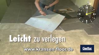 Gerflor CARACTERE selbstklebende mineralische Verbundfliesen  kransenfloorde [upl. by Gusti]