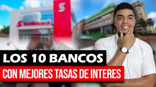 Los 10 BANCOS Con Mejores TASAS DE INTERES Para Prestamos Personales [upl. by Yhotmit689]