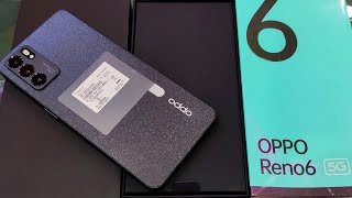 Oppo Reno 6 5G Stellar Black Unboxing First Look amp ReviewA Balance Phone From Oppo oppomobileindia [upl. by Lisandra]