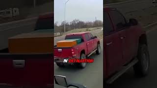 Unbelievable Road Rage Between Semi Truck and Pickup Driver 😳 [upl. by Dragon]