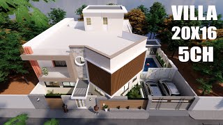 Animation 3D Projet R1 320m² Dakar DakarSenegal maison 300m² maison 3DSENEGAL [upl. by Zzaj]