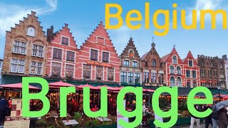 Brugge Bruges Belgium 4K December 2023 Christmas Market Veihnachtsmarkt [upl. by Leroy]