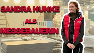 Aufbau der EuroShop 2023  Model Sandra Hunke als Messebauerin [upl. by Herodias]