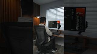 The best ergonomic desk setup workfromhome wfh standingdesk officechair [upl. by Hahsi149]