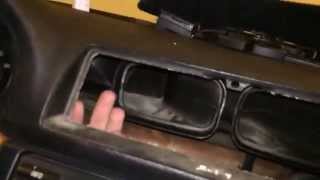 BMW E39 5Series Center Vent Removal [upl. by Esaele89]