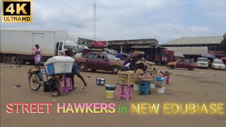 New Edubiase market Street Ghana 🇬🇭  A true African experience [upl. by Nathalie]