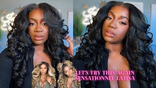 Lets Run This Back Sensationnel HD Lace Front Wig Cloud 9 What Lace Swiss Lace Latisha [upl. by Edwina152]